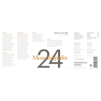 Moschoplis 24 Pinot Noir sur lies de Assyrtiko
